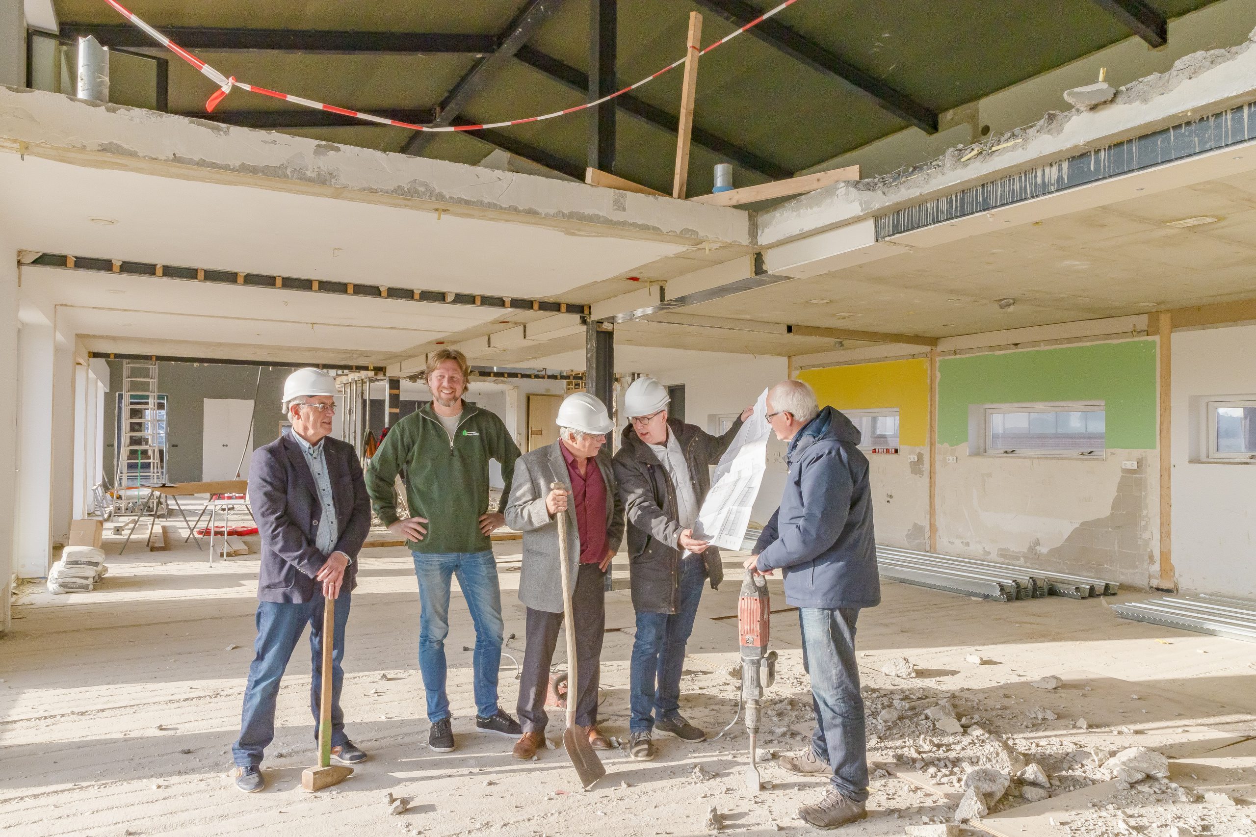 start opbouw Molenmuseum