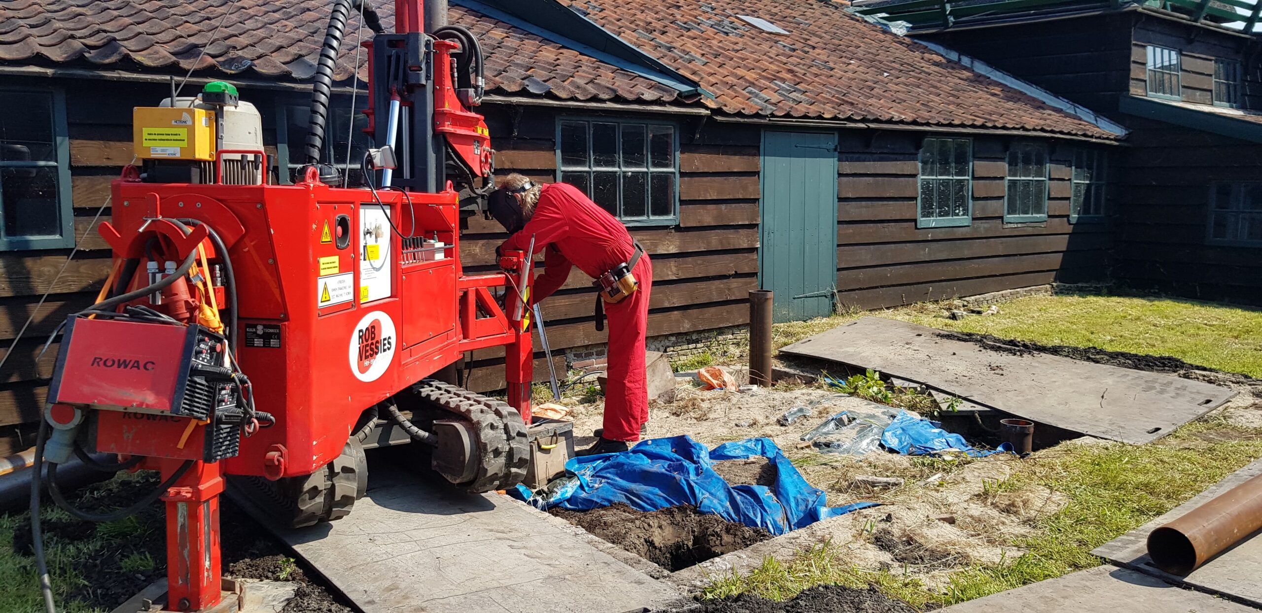 Slaan eerste paal ketelhuis 9-6-24 (1)